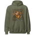 Olive 5s Hoodie Match BER Break Chain - NastyJamz