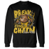 Yellow Ochre 6s Sweatshirt Match BER Break Chain - NastyJamz