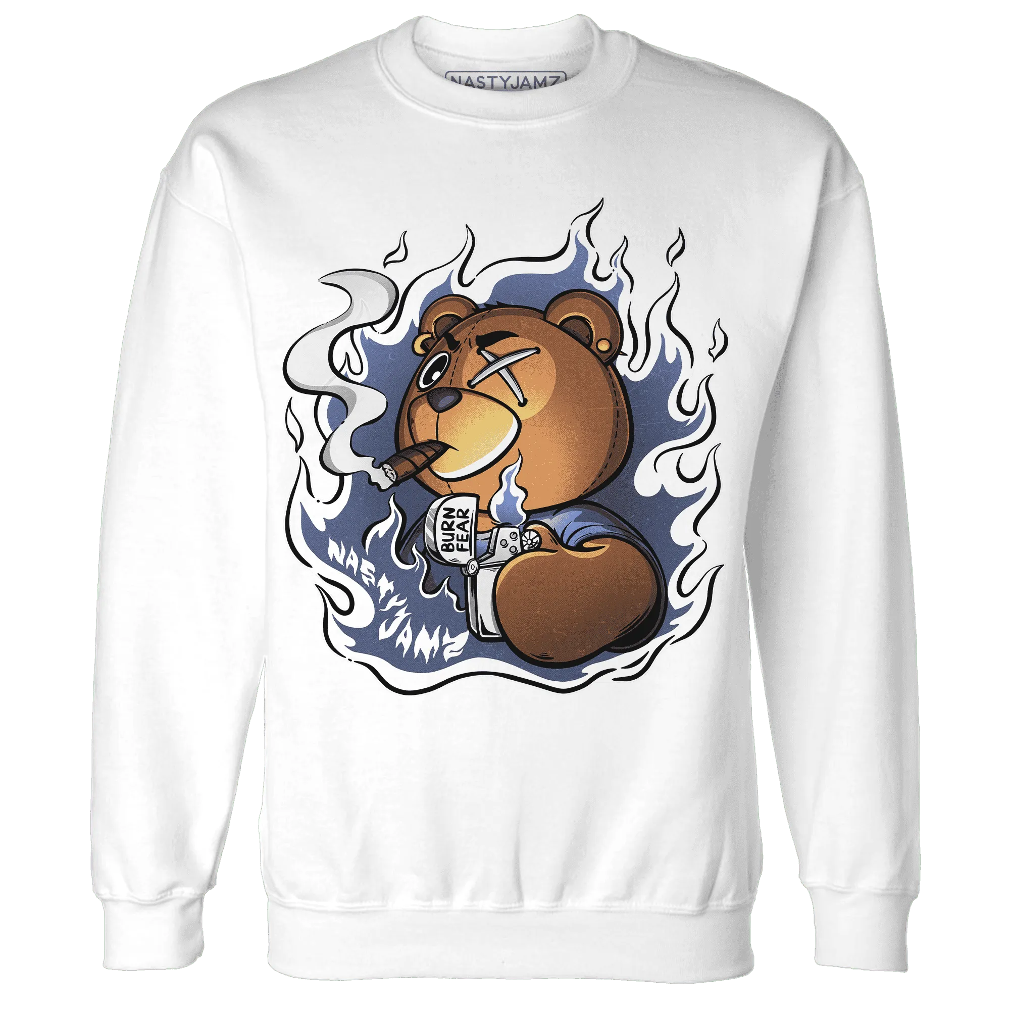 Low-Diffused-Blue-11s-Sweatshirt-Match-BER-Burn-Fear