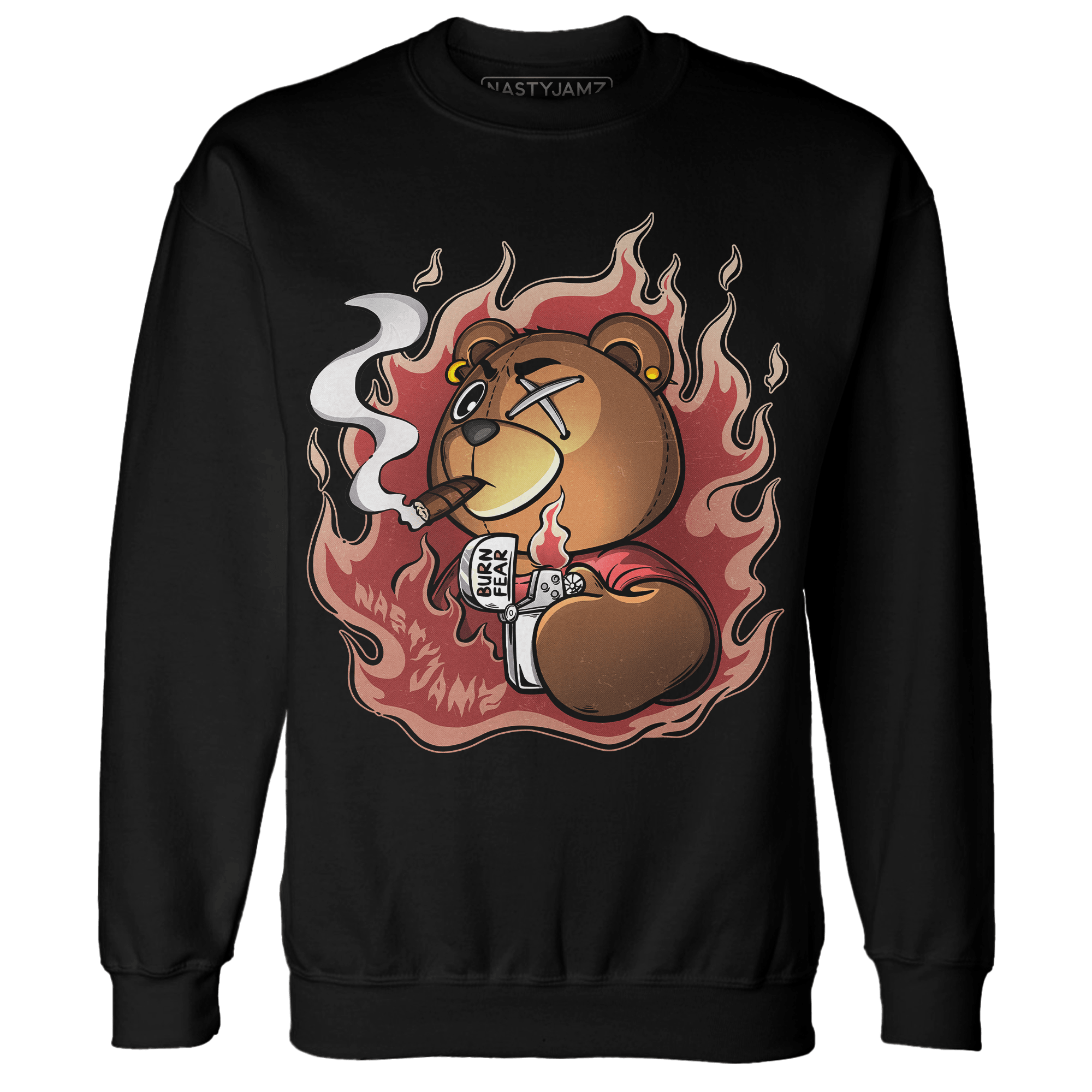 Dune Red 13s Sweatshirt Match BER Burn Fear - NastyJamz