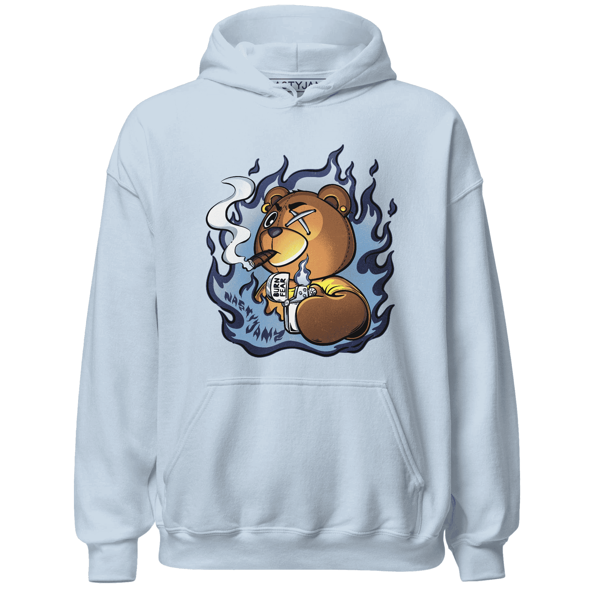 First In Flight 1s Hoodie Match BER Burn Fear - NastyJamz