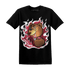 High 85 Metallic Burgundy 1s T Shirt Match BER Burn Fear - NastyJamz