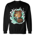 High OG Green Glow 1s Sweatshirt Match BER Burn Fear - NastyJamz