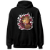 High White Team Red 1s Hoodie Match BER Burn Fear - NastyJamz
