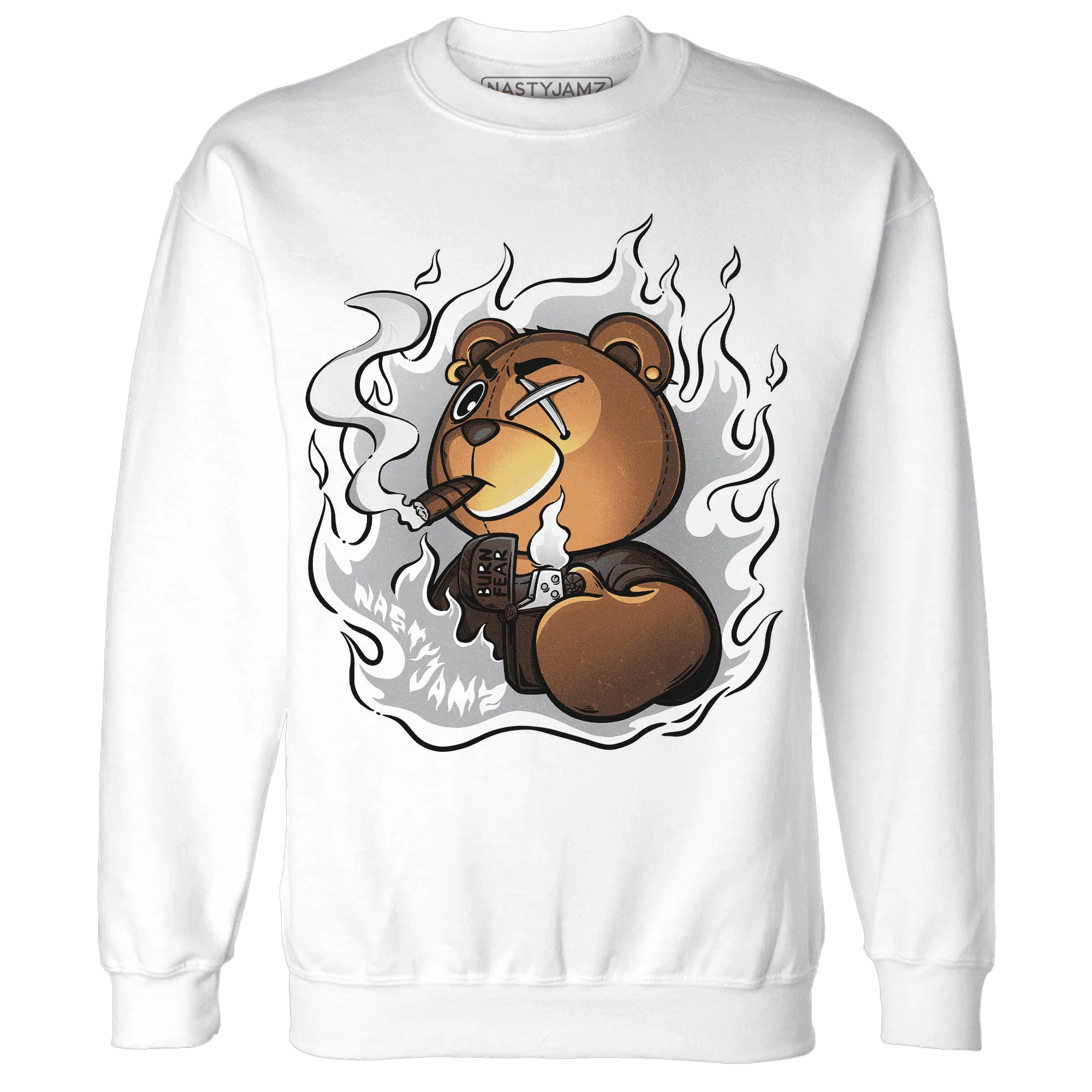 Wolf-Grey-1s-Sweatshirt-Match-BER-Burn-Fear