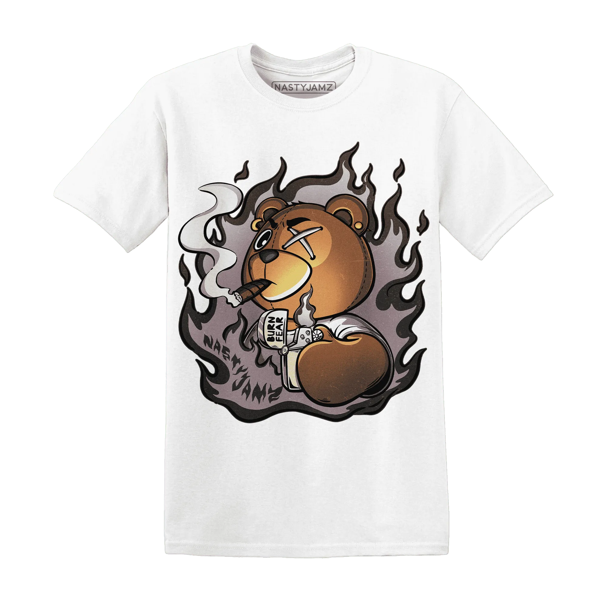 NastyJamz-Black-Violet-Ore-3s-T-Shirt-Match-BER-Burn-Fear