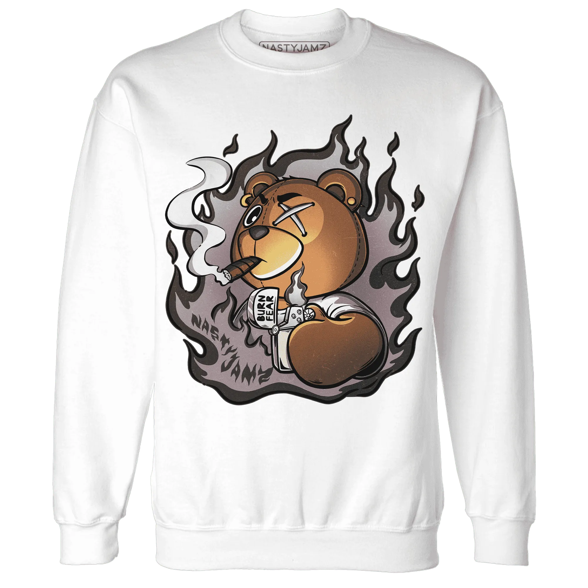 NastyJamz-Black-Violet-Ore-3s-Sweatshirt-Match-BER-Burn-Fear