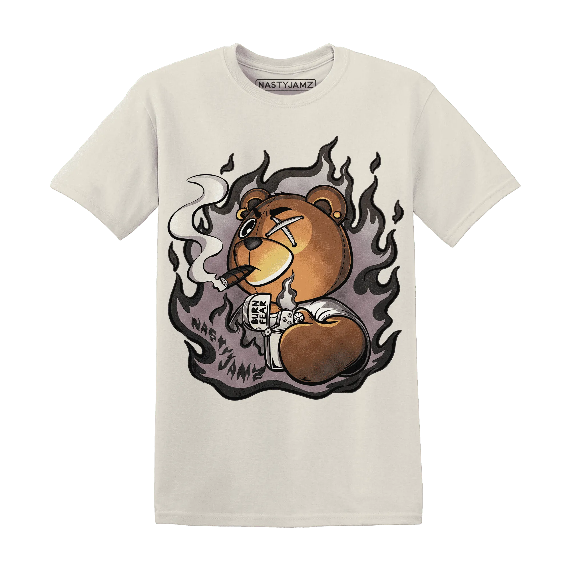 NastyJamz-Black-Violet-Ore-3s-T-Shirt-Match-BER-Burn-Fear