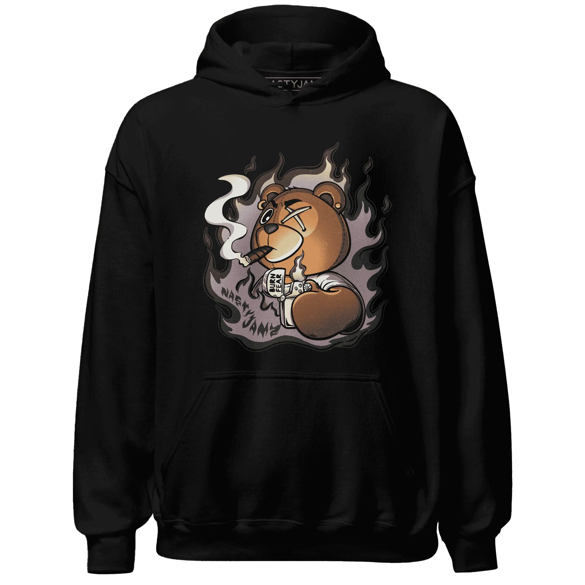 NastyJamz-Black-Violet-Ore-3s-Hoodie-Match-BER-Burn-Fear