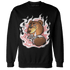 Red Stardust 3s Sweatshirt Match BER Burn Fear - NastyJamz