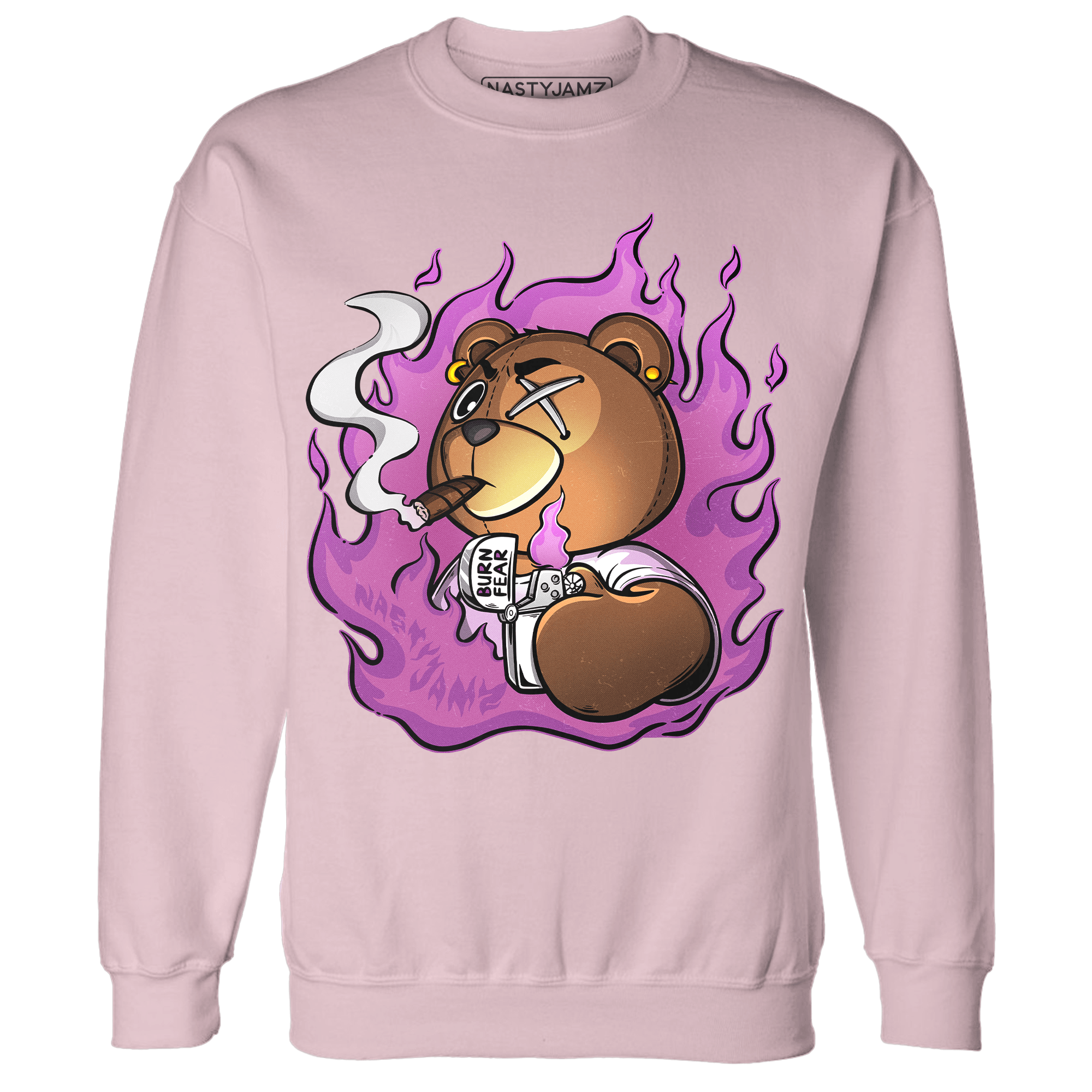 GS Hyper Violet 4s Sweatshirt Match BER Burn Fear - NastyJamz