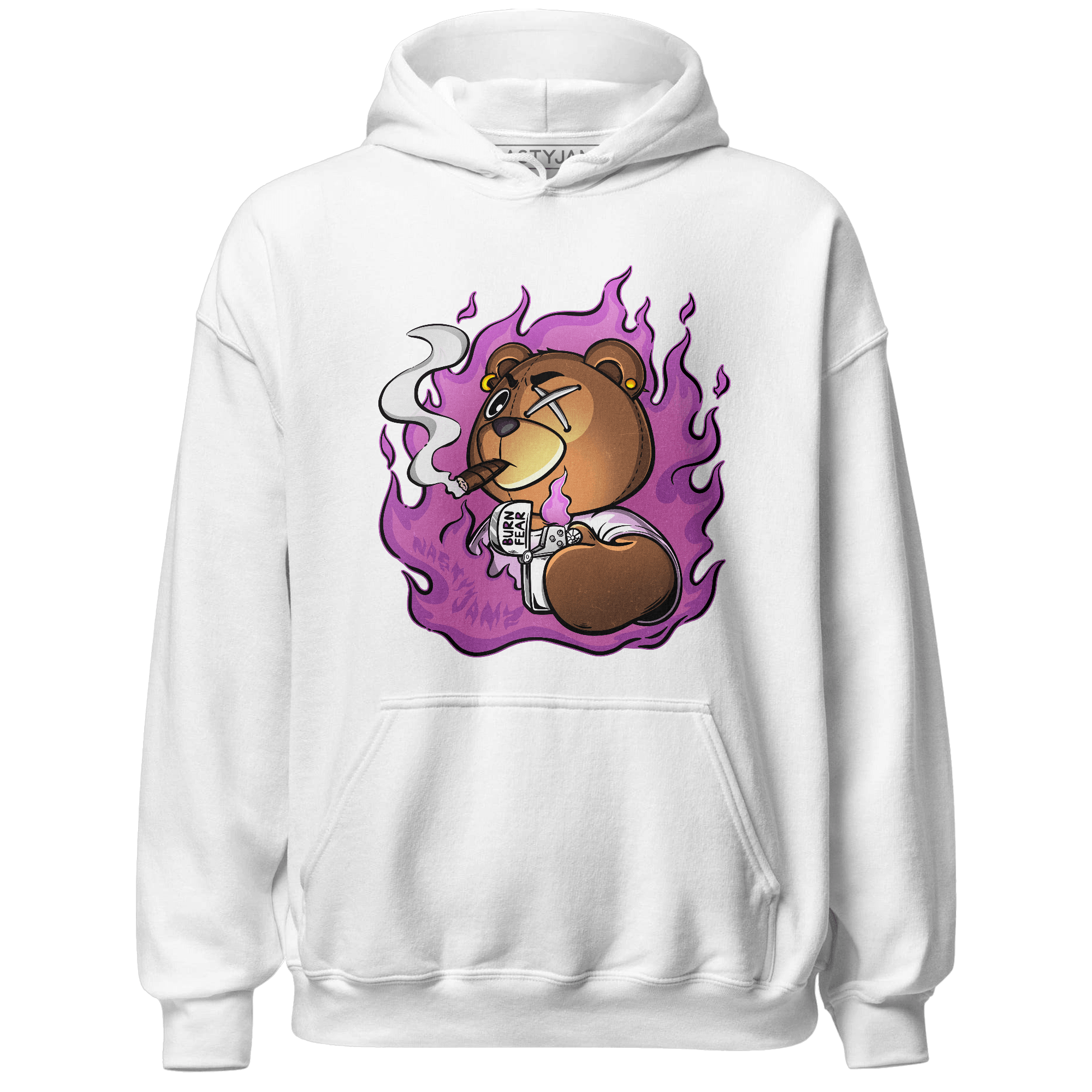GS Hyper Violet 4s Hoodie Match BER Burn Fear - NastyJamz