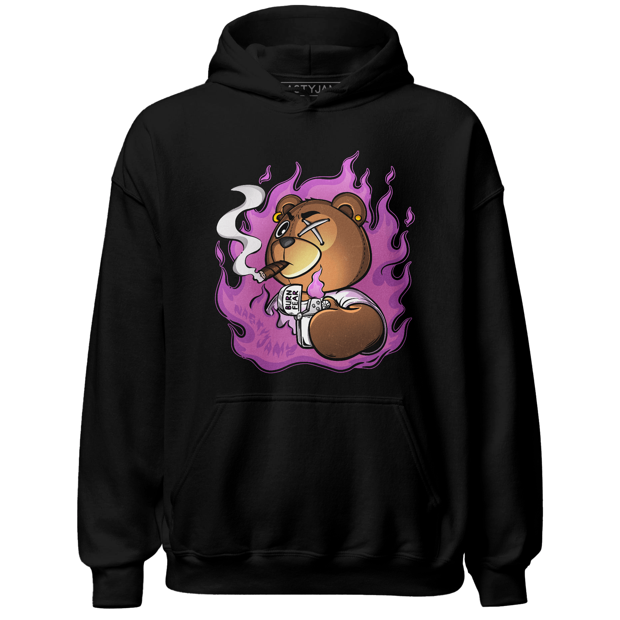 GS Hyper Violet 4s Hoodie Match BER Burn Fear - NastyJamz