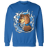 Industrial Blue 4s Sweatshirt Match BER Burn Fear - NastyJamz