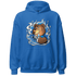 Industrial Blue 4s Hoodie Match BER Burn Fear - NastyJamz