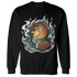 Oxidized Green 4s Sweatshirt Match BER Burn Fear - NastyJamz