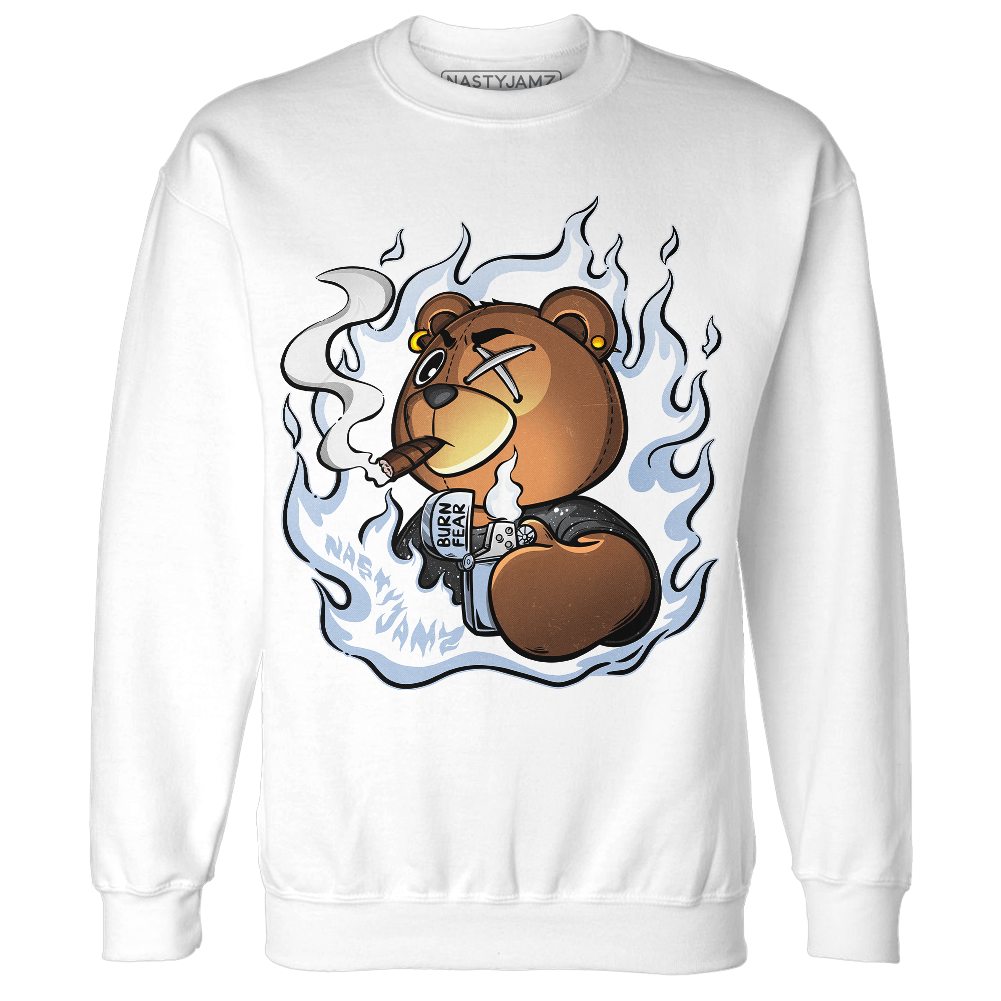Reverse Oreo 6s Sweatshirt Match BER Burn Fear - NastyJamz
