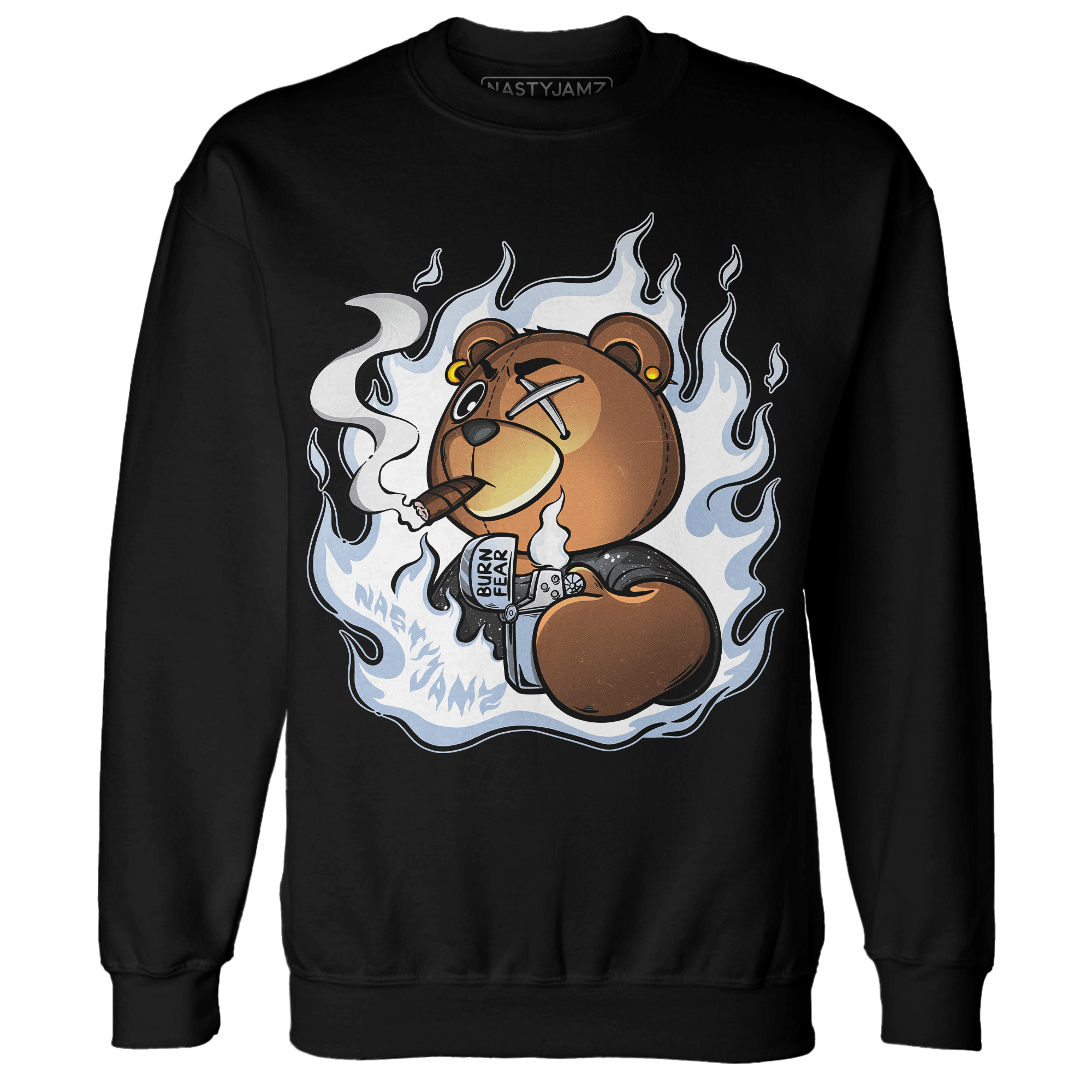 Reverse Oreo 6s Sweatshirt Match BER Burn Fear - NastyJamz