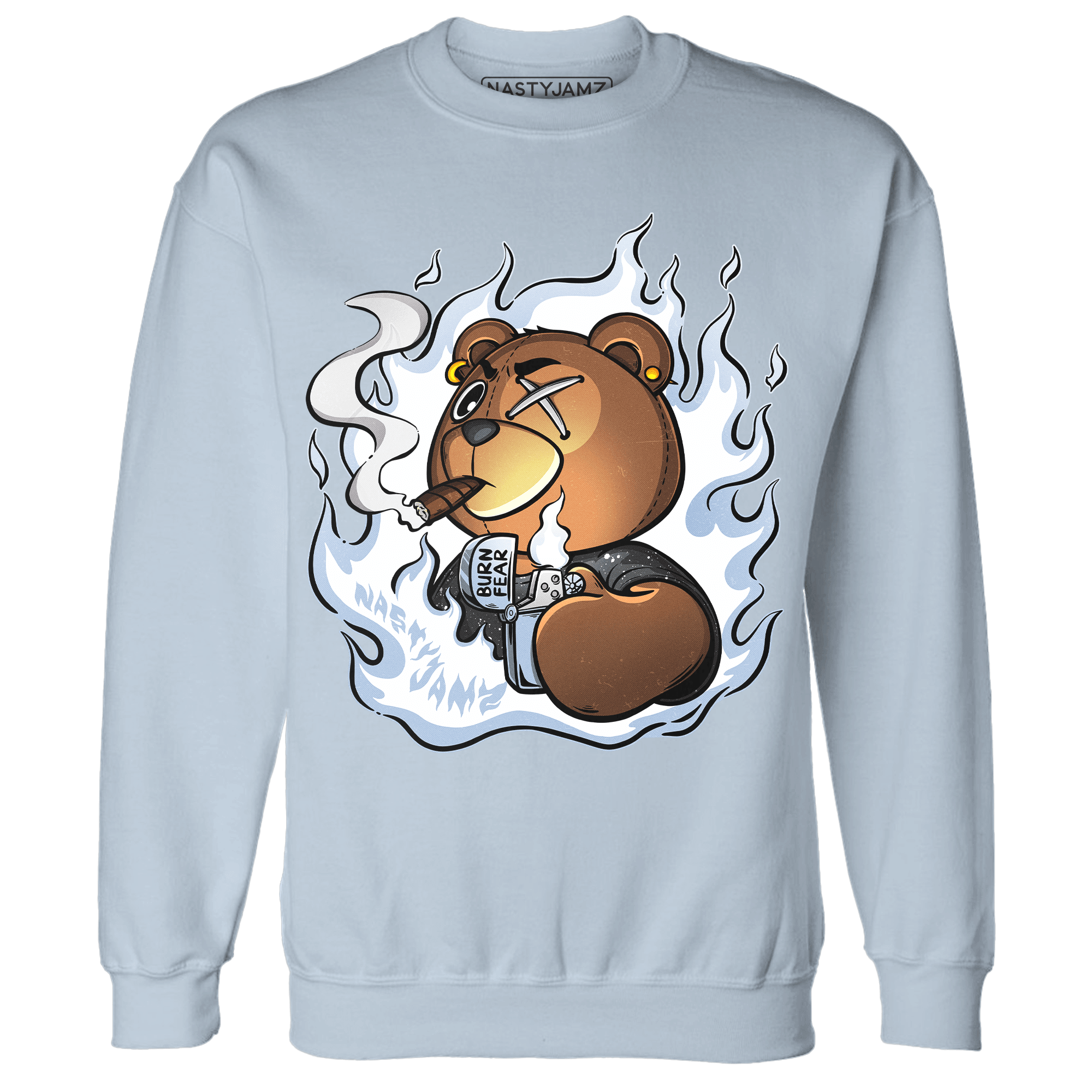 Reverse Oreo 6s Sweatshirt Match BER Burn Fear - NastyJamz