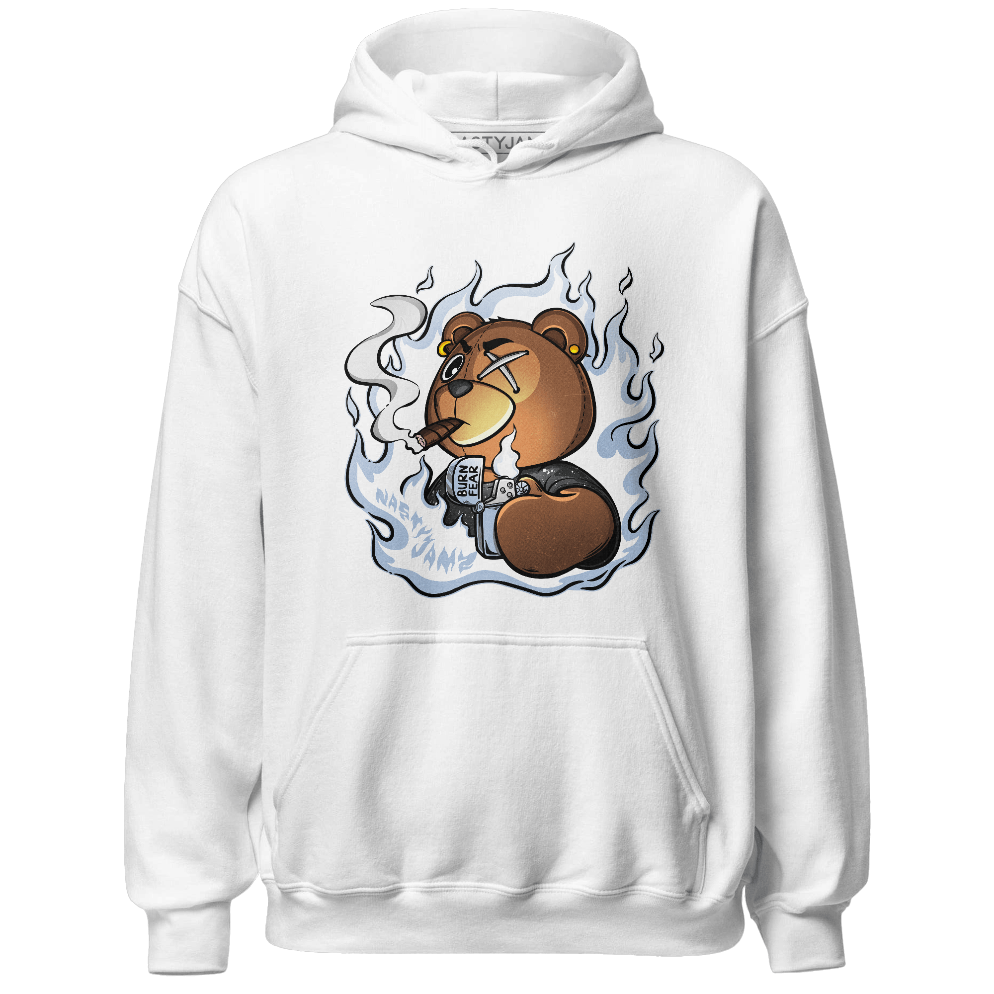 Reverse Oreo 6s Hoodie Match BER Burn Fear - NastyJamz