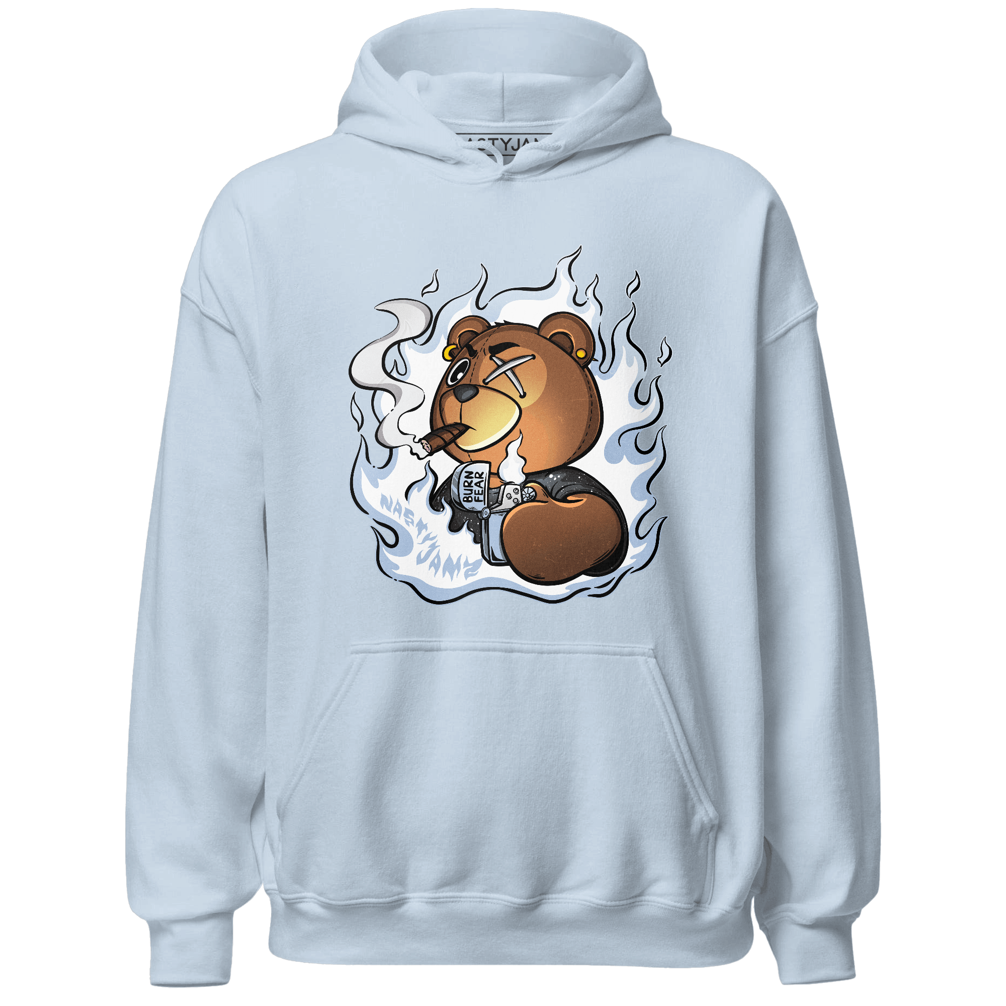 Reverse Oreo 6s Hoodie Match BER Burn Fear - NastyJamz