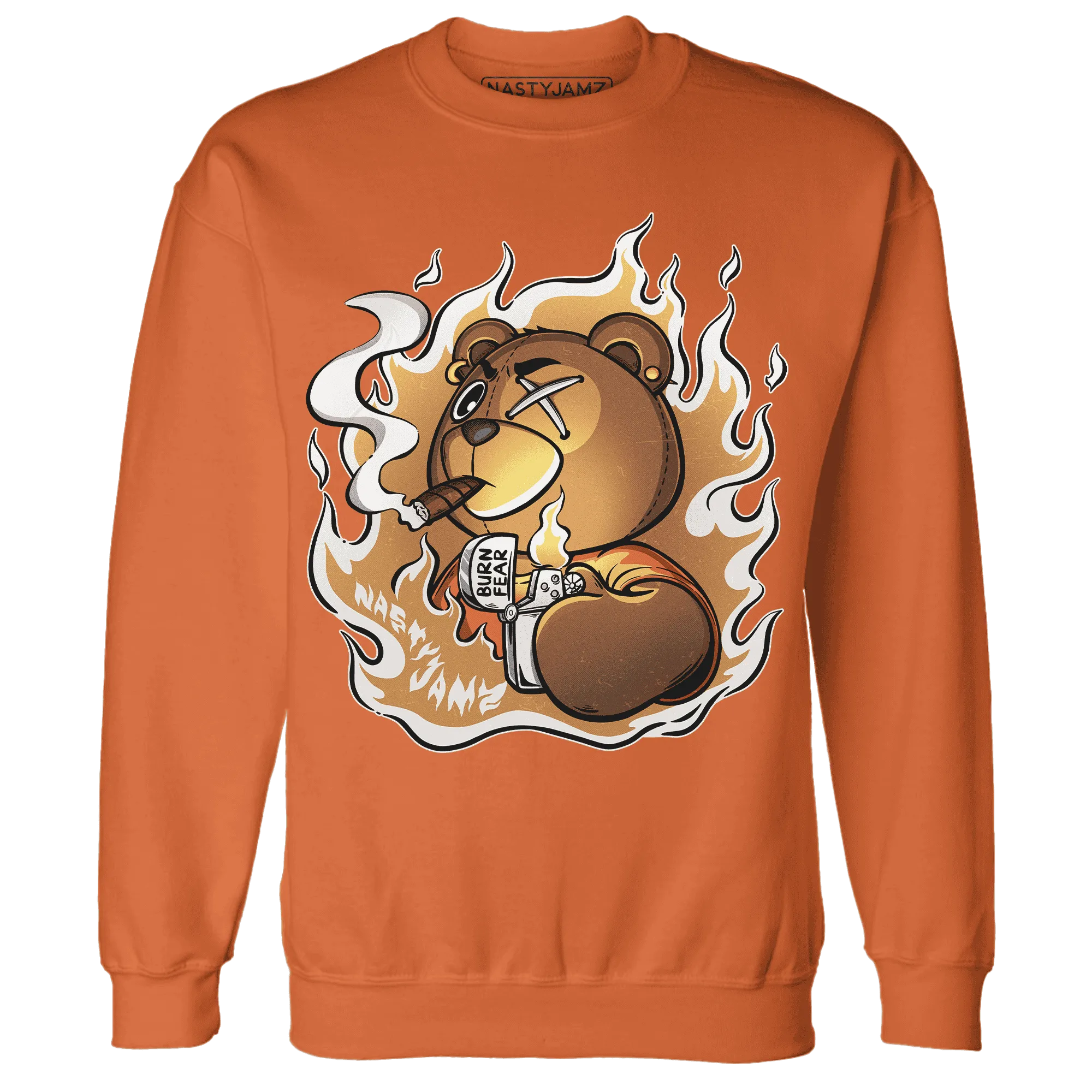 Dunk-Low-Retro-Wheat-Orange-NastyJamz-Sweatshirt-Match-BER-Burn-Fear