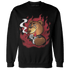 Cherry 12s Sweatshirt Match BER Burn Fear - NastyJamz