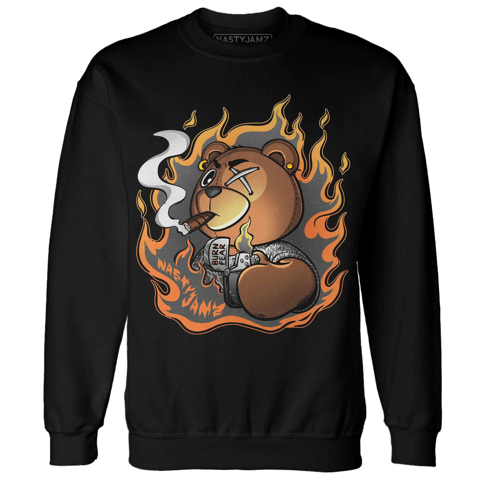 Fear Pack 3s Sweatshirt Match BER Burn Fear - NastyJamz