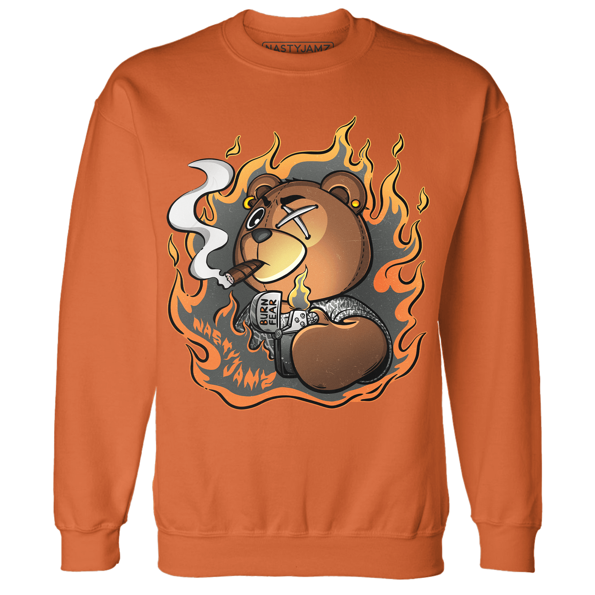 Fear Pack 3s Sweatshirt Match BER Burn Fear - NastyJamz
