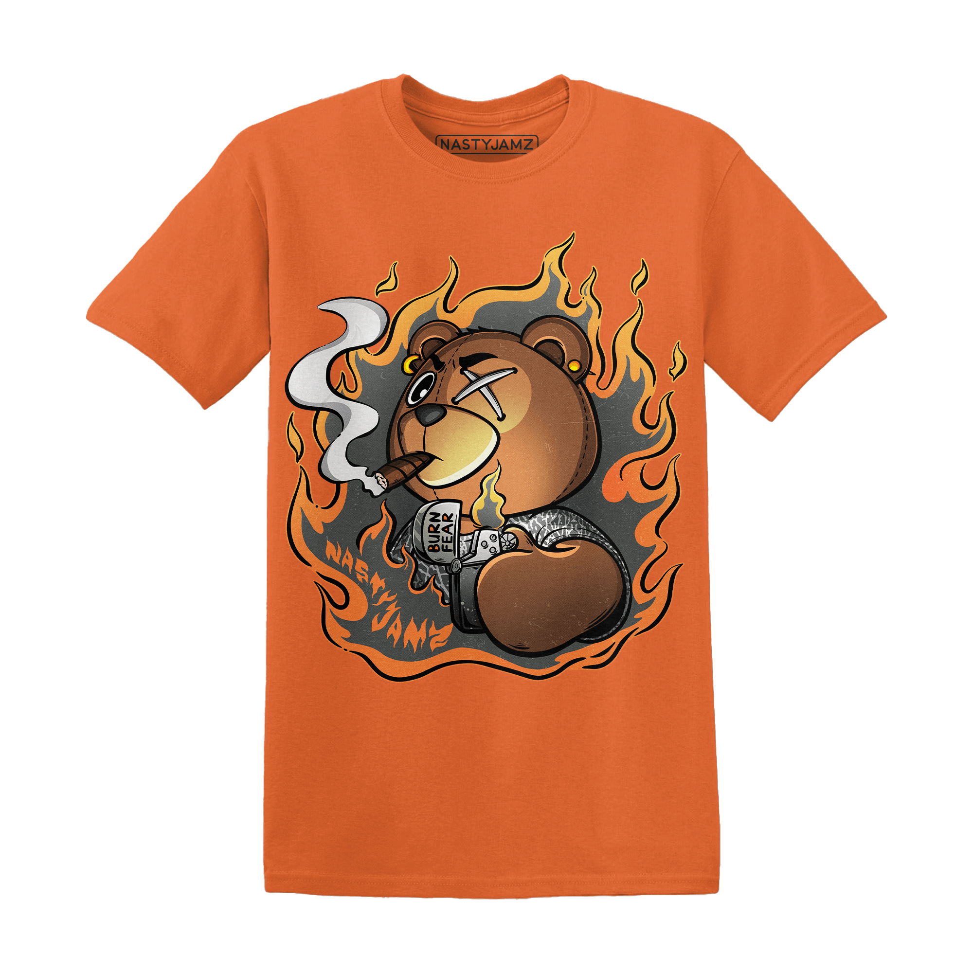 Fear Pack 3s T Shirt Match BER Burn Fear - NastyJamz