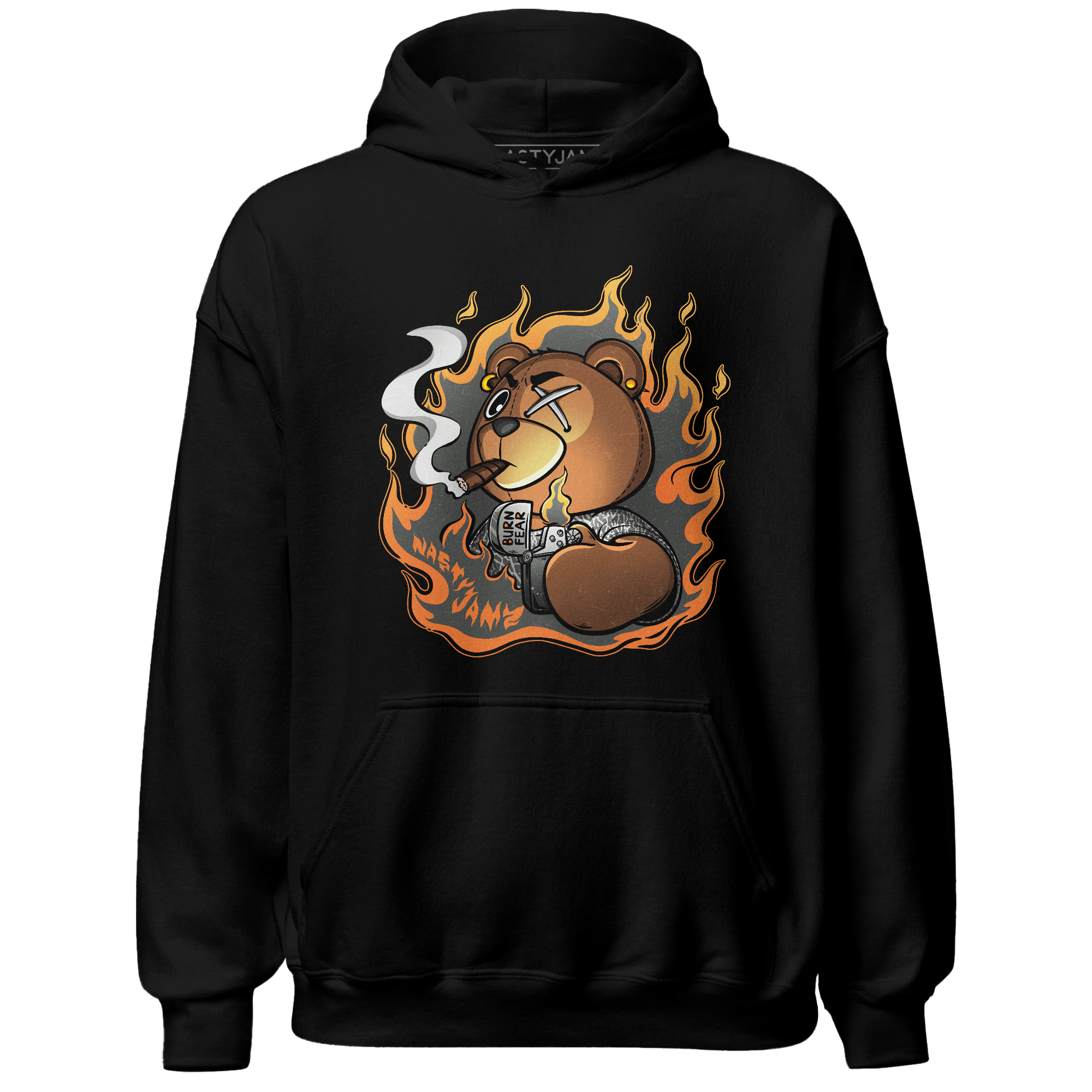 Fear Pack 3s Hoodie Match BER Burn Fear - NastyJamz