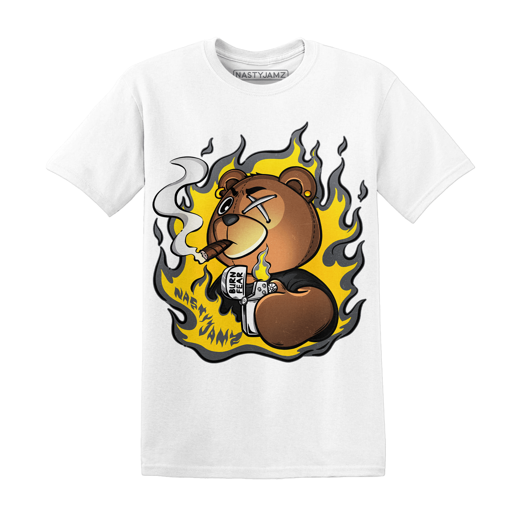 Thunder 4s T Shirt Match BER Burn Fear - NastyJamz