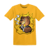 Yellow Ochre 6s T Shirt Match BER Burn Fear - NastyJamz