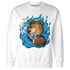 Powder Blue 9s Sweatshirt Match BER Burn Fear - NastyJamz