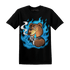 Powder Blue 9s T Shirt Match BER Burn Fear - NastyJamz