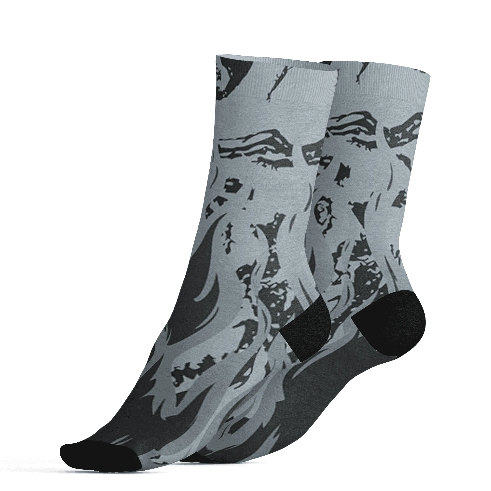 Wolf-Grey-12s-Socks-Match-BER-Burn-Fear-3D
