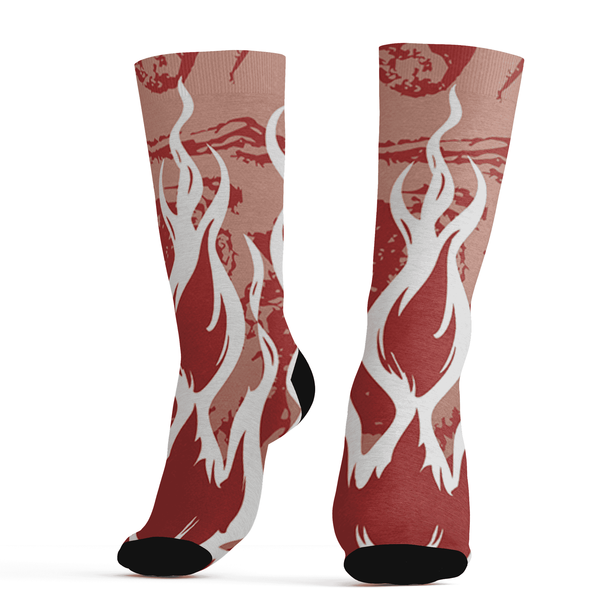 Dune Red 13s Socks Match BER Burn Fear 3D All-Over Print - NastyJamz