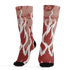Dune Red 13s Socks Match BER Burn Fear 3D All-Over Print - NastyJamz
