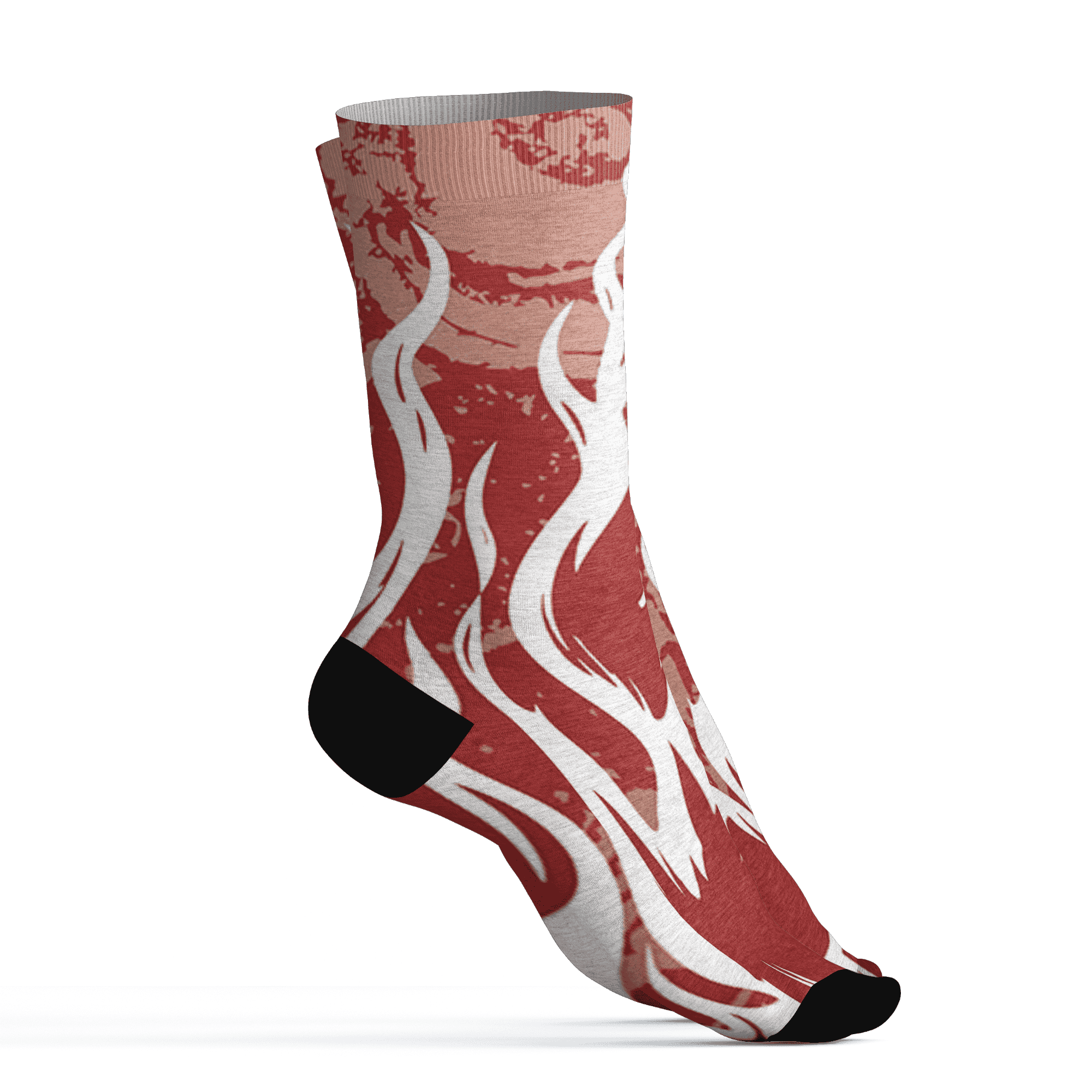 Dune Red 13s Socks Match BER Burn Fear 3D All-Over Print - NastyJamz