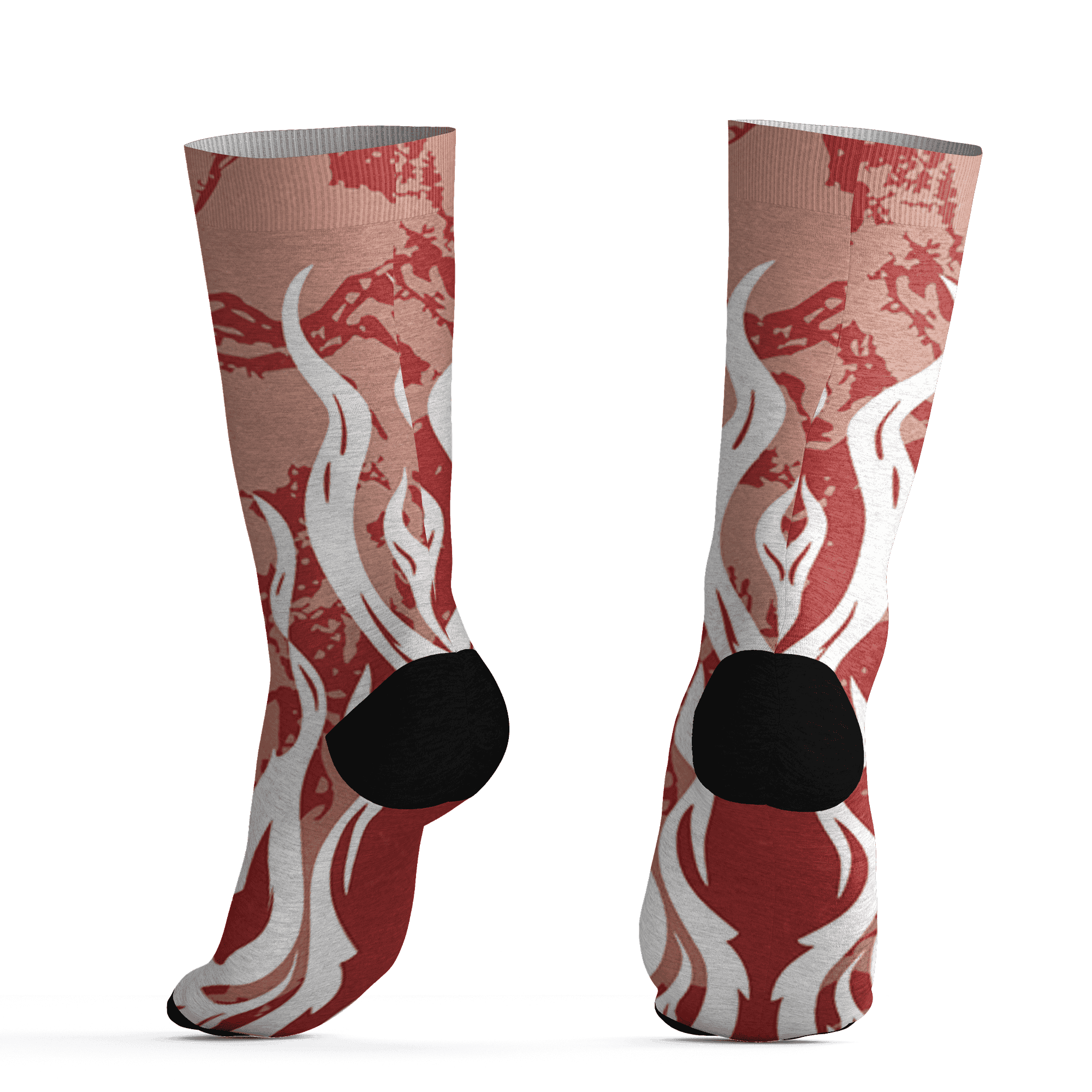 Dune Red 13s Socks Match BER Burn Fear 3D All-Over Print - NastyJamz
