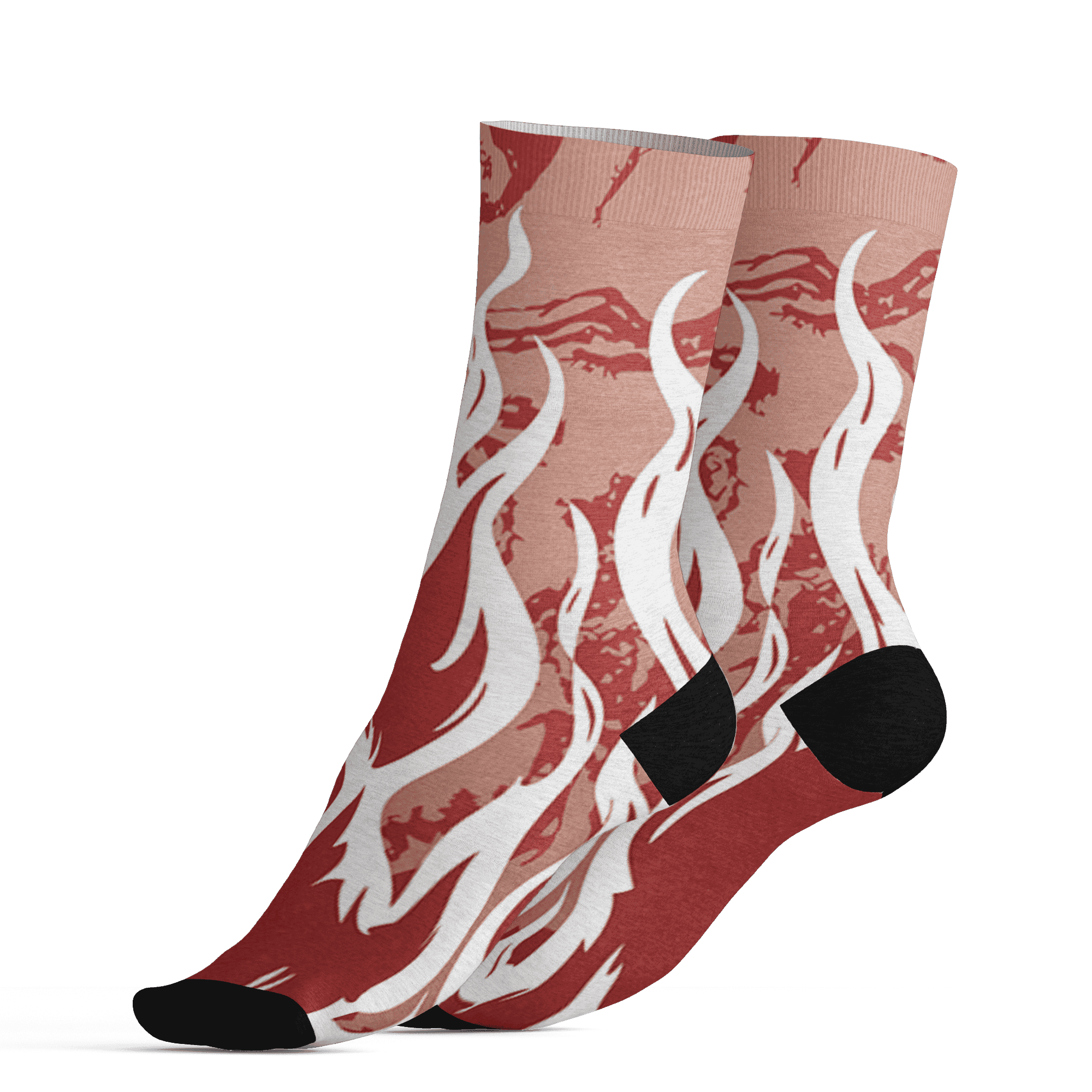 Dune Red 13s Socks Match BER Burn Fear 3D All-Over Print - NastyJamz