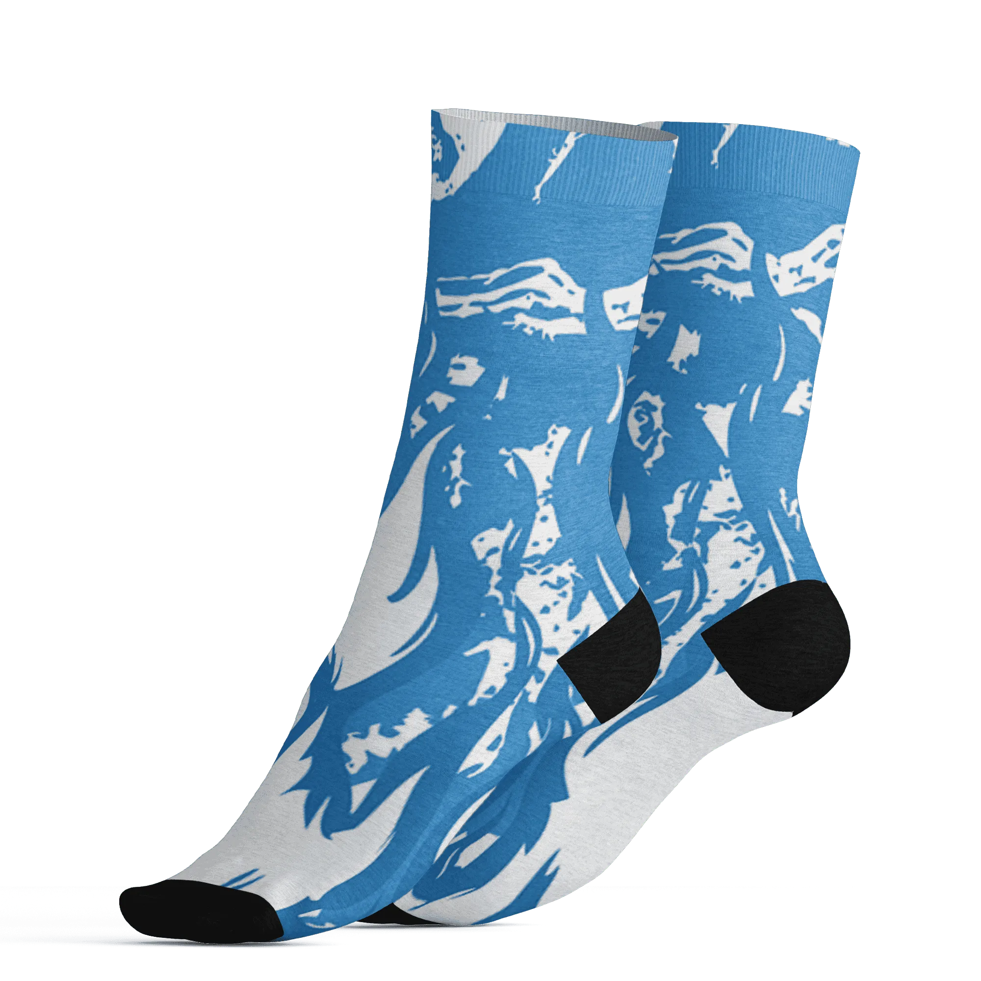 Carolina-Blue-Univercitii-17s-Socks-Match-BER-Burn-Fear-3D