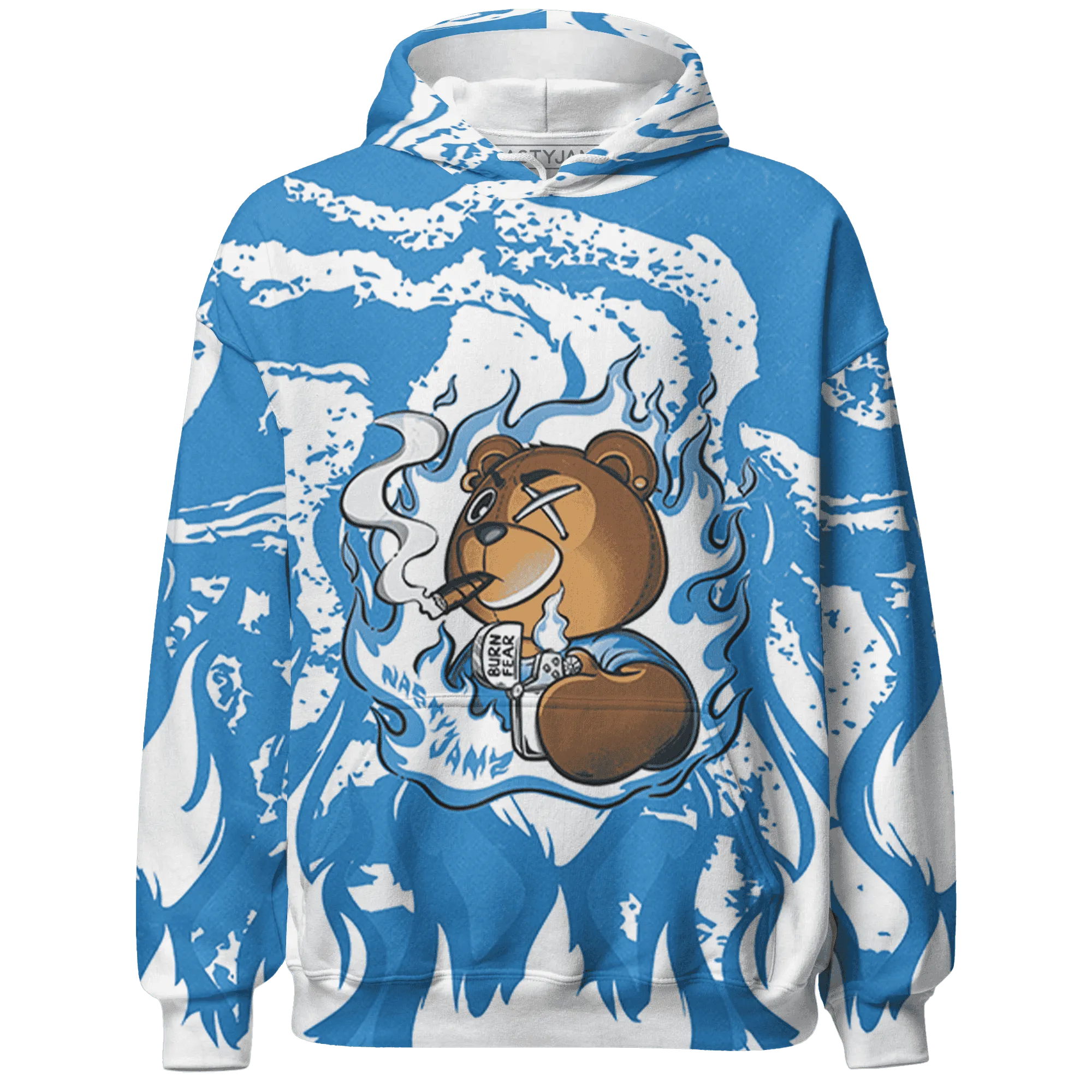 Carolina-Blue-Univercitii-17s-Hoodie-Match-BER-Burn-Fear-3D