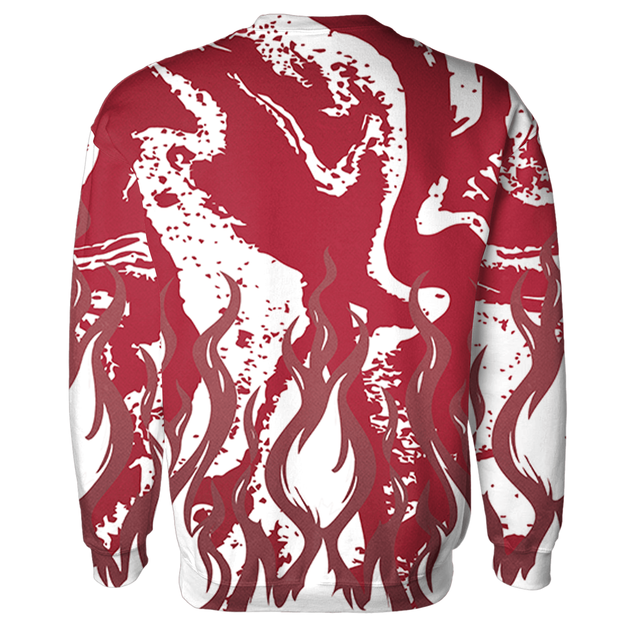 High 85 Metallic Burgundy 1s Sweatshirt Match BER Burn Fear 3D All-Over Print - NastyJamz