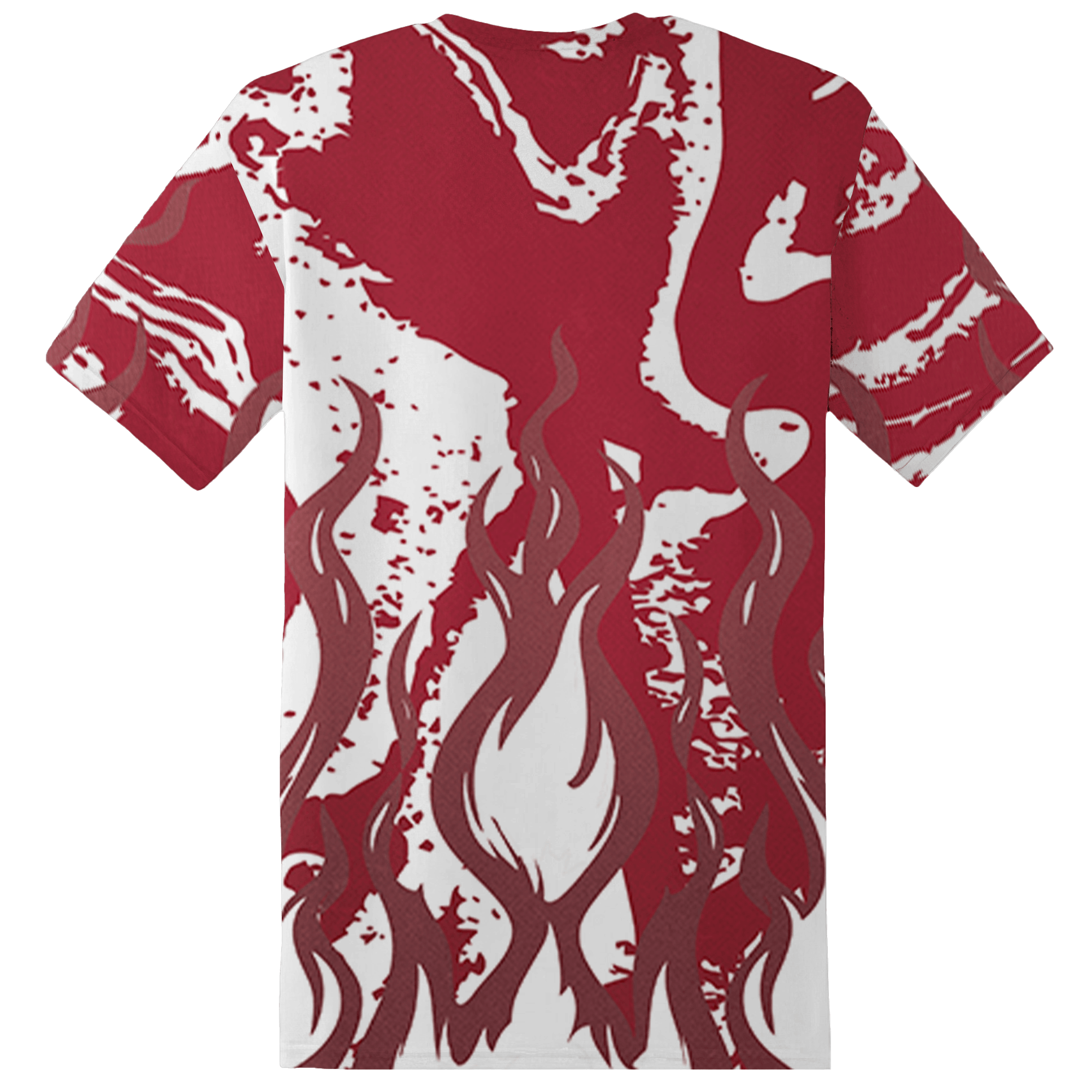 High 85 Metallic Burgundy 1s T Shirt Match BER Burn Fear 3D All-Over Print - NastyJamz