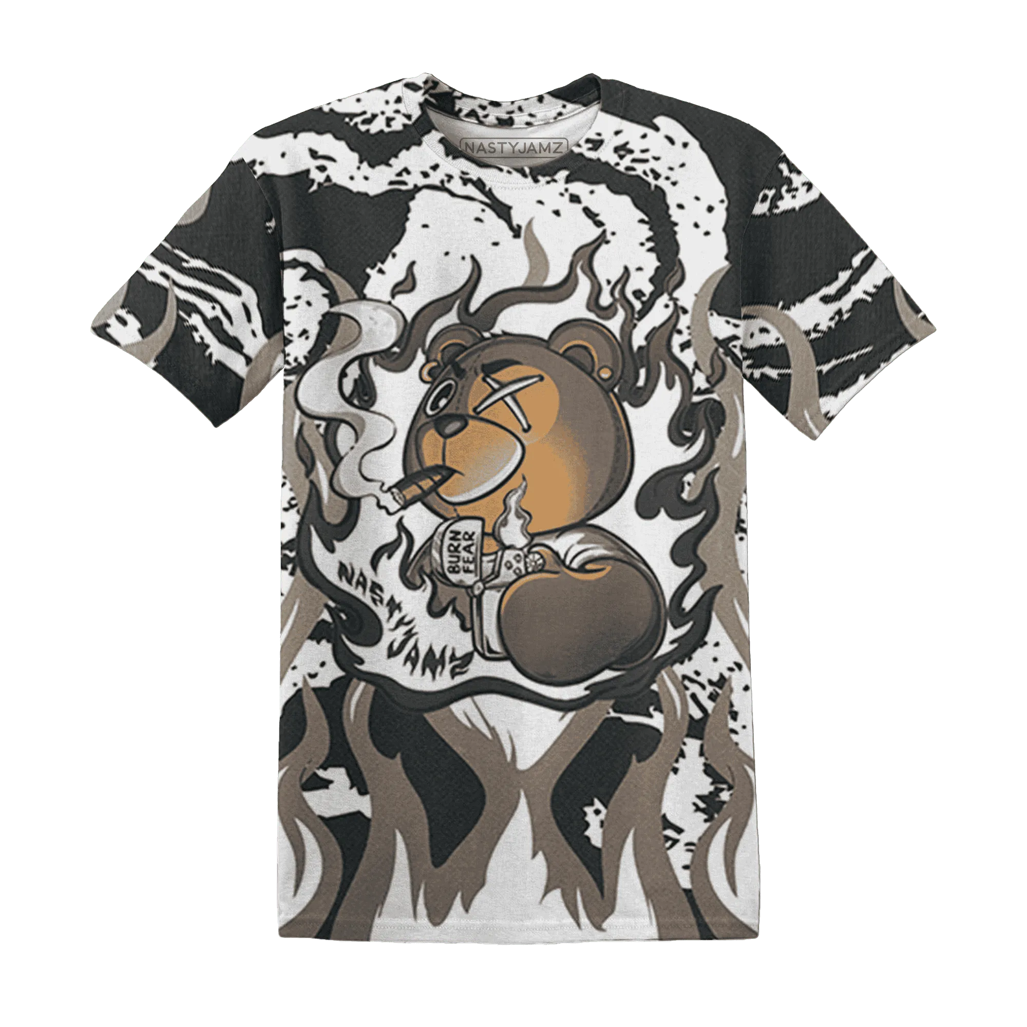 Low-Mocha-1s-T-Shirt-Match-BER-Burn-Fear-3D