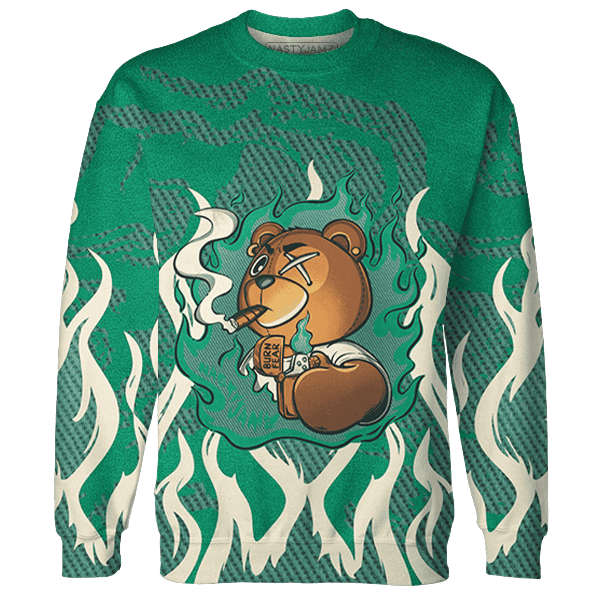 Nina CN Abney 3s Sweatshirt Match BER Burn Fear 3D All-Over Print - NastyJamz