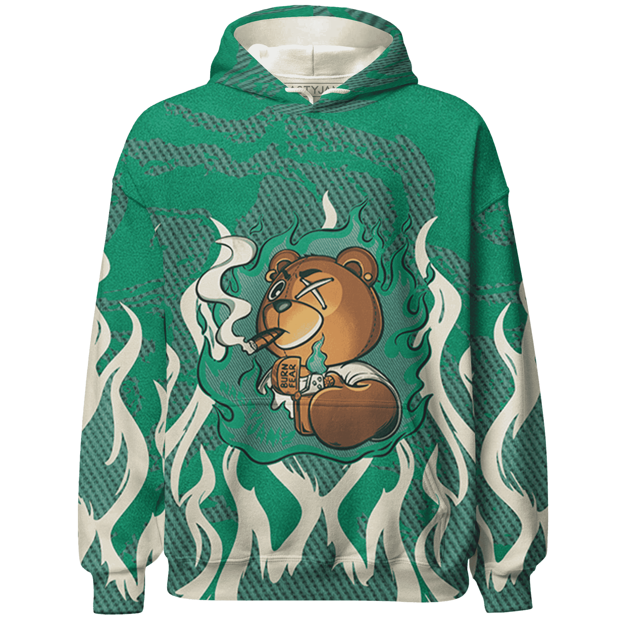 Nina CN Abney 3s Hoodie Match BER Burn Fear 3D All-Over Print - NastyJamz