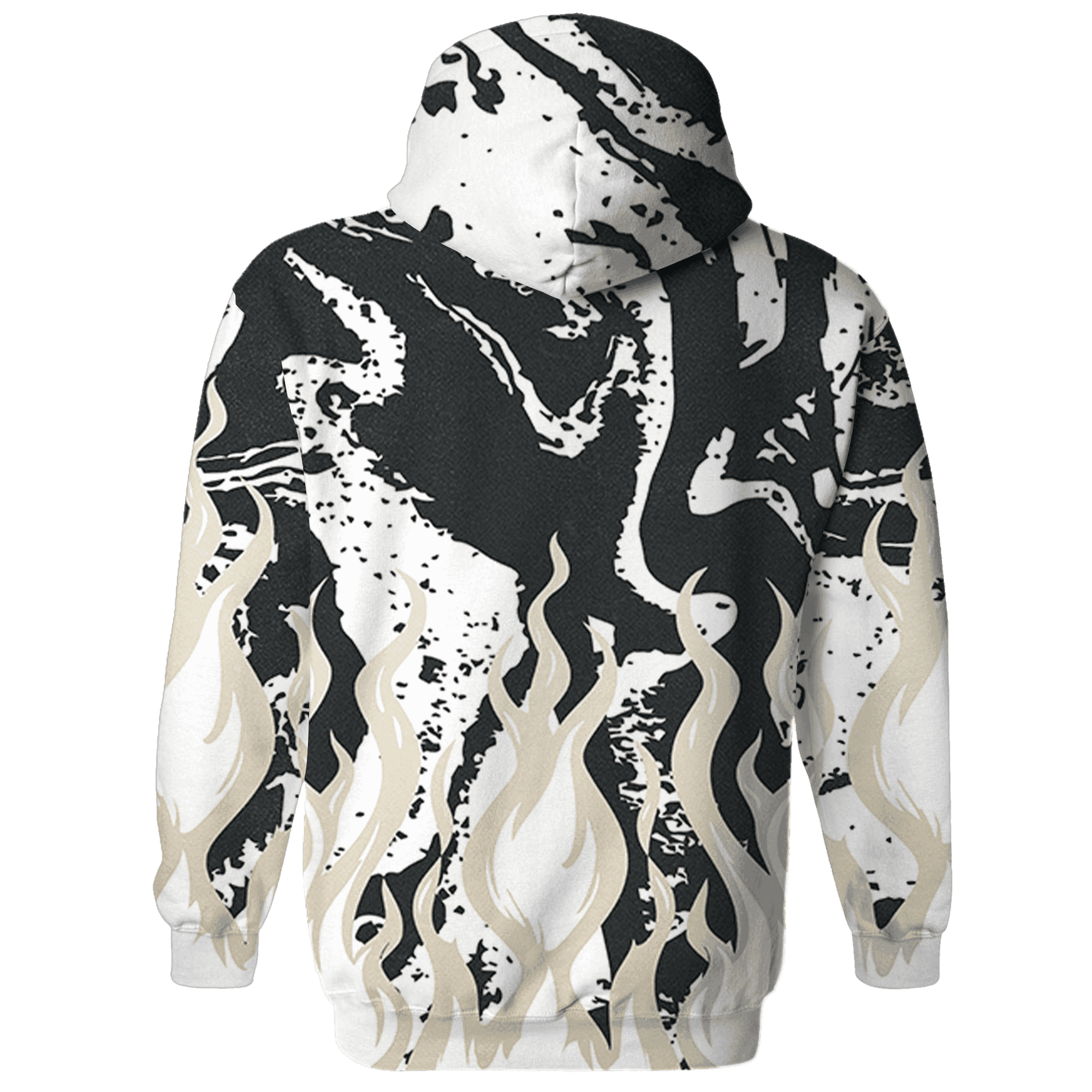 Quaiii 54 3s Hoodie Match BER Burn Fear 3D All-Over Print - NastyJamz