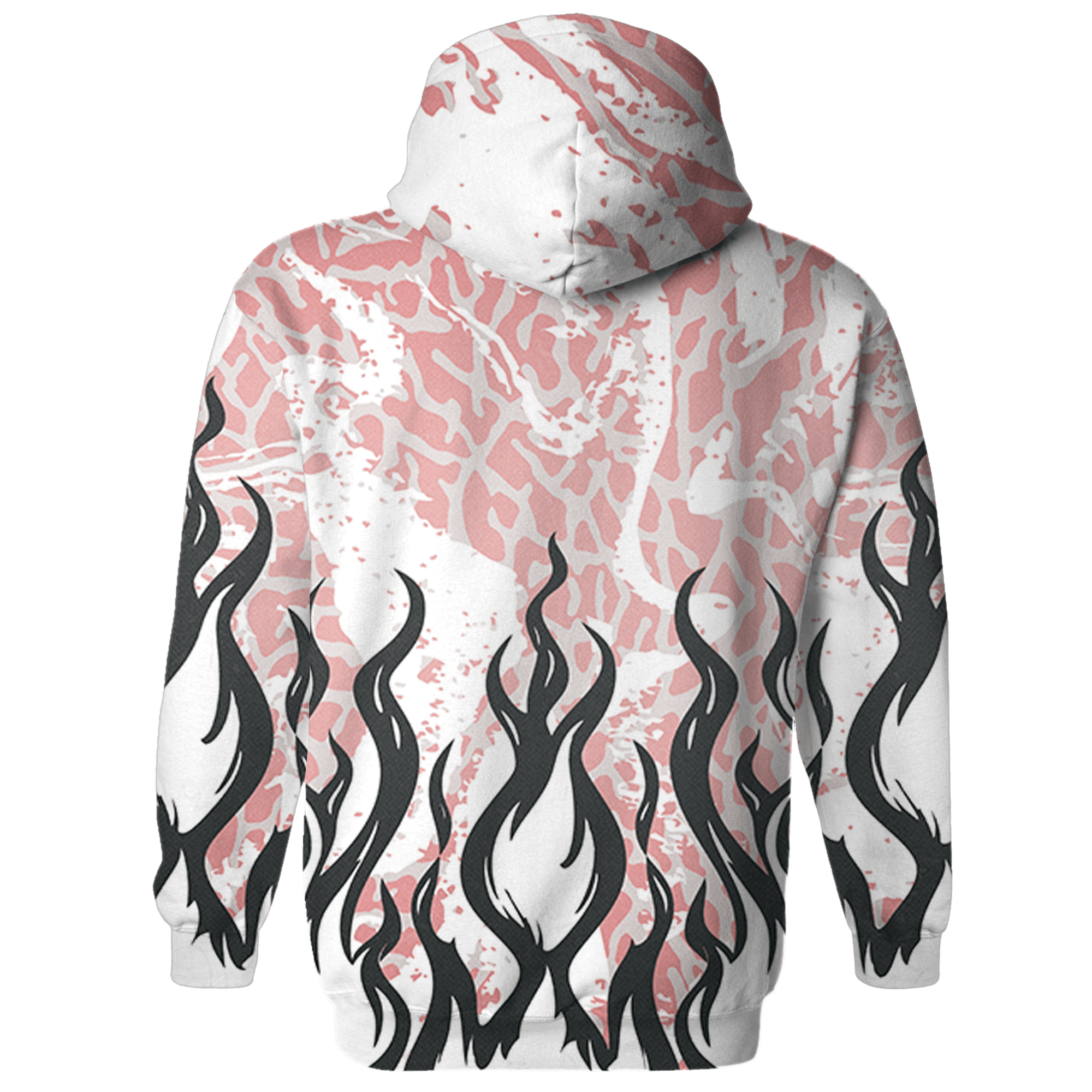 Red Stardust 3s Hoodie Match BER Burn Fear 3D All-Over Print - NastyJamz